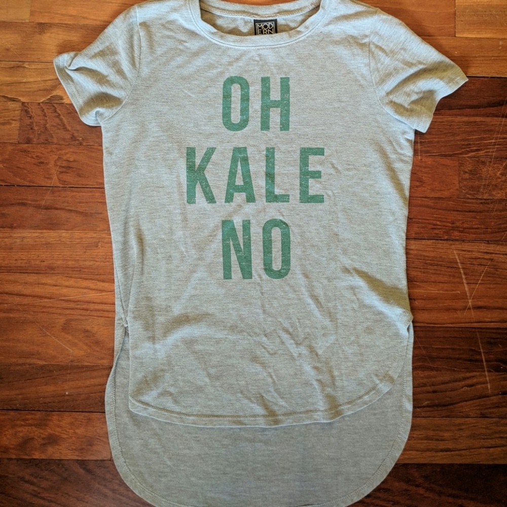 "Oh Kale No" fitted T-Shirt